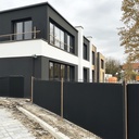 Gradbena ograja 160g/m² črna PE 1,76m x 3,41m-2