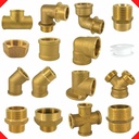 Threaded Fitting Brass Cross Piece 1 1/4" IG-1