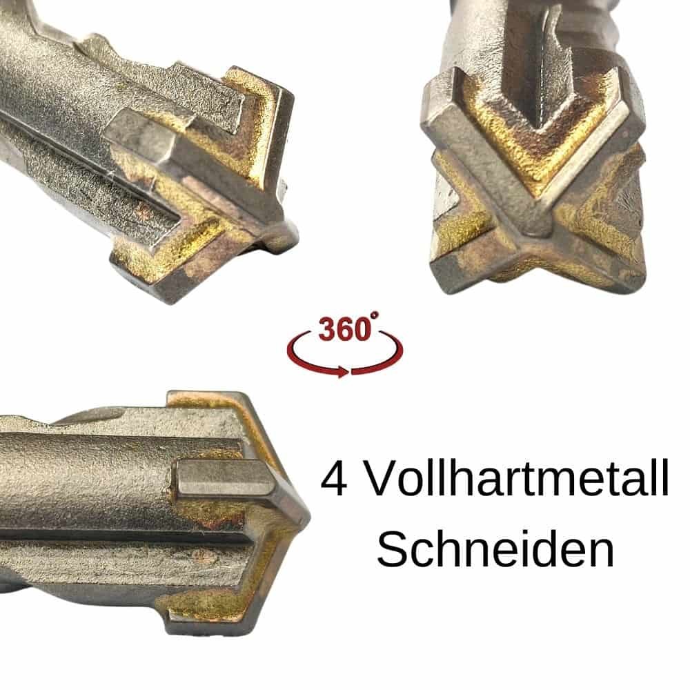 Sveder za kladivo za SDS-PLUS 4-rezilni Ø 5,0mm x 110mm dolžina-1