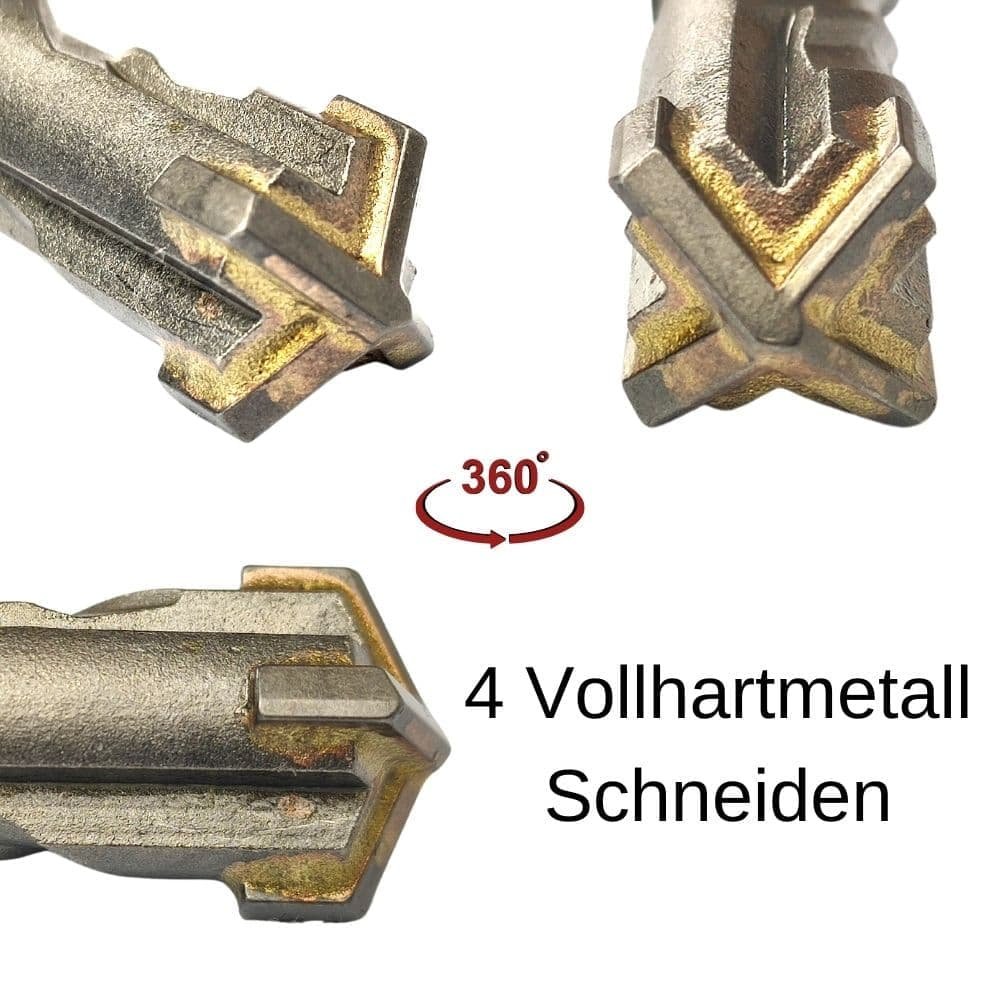 Sveder za kladivo SDS-PLUS 4-rezalni Ø 12,0mm x 160mm dolžina-1