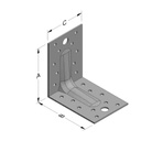 Kotna spojka 88 x 88 x 65 x 2 mm z rebro-0