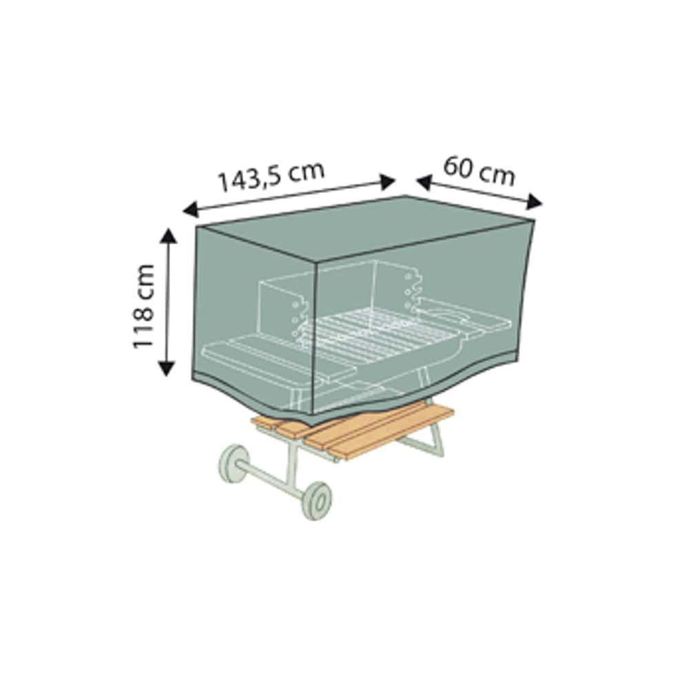 Zaščitna prevleka Deluxe BBQ-Grill, ca.143, 5x118x60-0