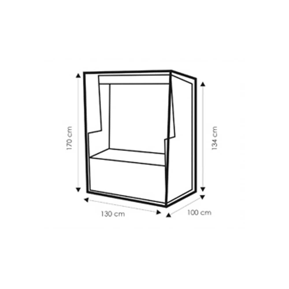 Zaščitna prevleka Deluxe ležalnik, pribl. 130x100x170/135-0