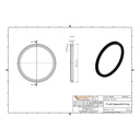 KG Nadomestni tesnilni obroč DN/OD 110 (KG PVC)-1