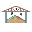 Strojna tkanina zaščitna tkanina 140g/m² 12m x 25m (300m²)-4