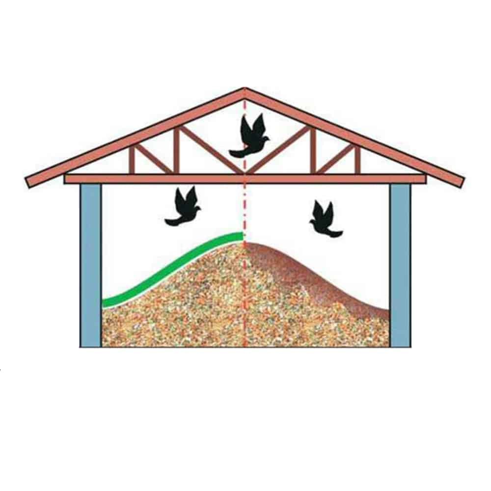 Zaščitna folija iz slame 140g/m² 15, 6m x 25m (390m²)-4