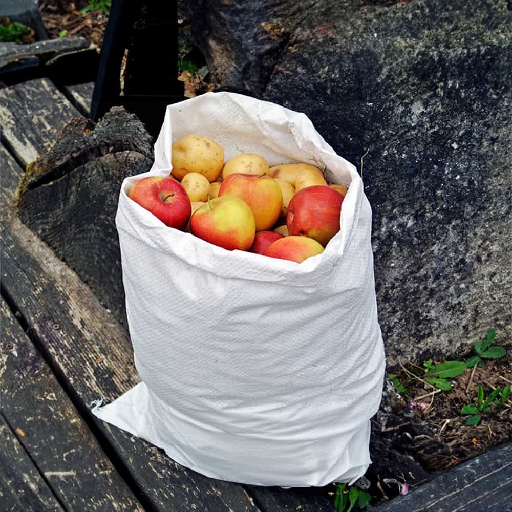 PP tkanina vreča peskovnik 30cm x 60cm z vezalko-0