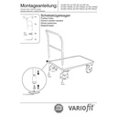 Voziček z ročajem 400 kg tip M + EasySTOP-0