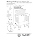 Žična mreža Tristranni voziček 500 kg tip L + EasySTOP-1