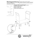 Dvojni čelni voziček 500 kg Tip XL + EasySTOP-0