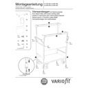 Voziček s štirimi stranicami 1000 kg Tip XL + EasySTOP-0