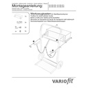 Škatla za orodje za jeklene vozičke s steklenicami fk-1302 / 1303-2