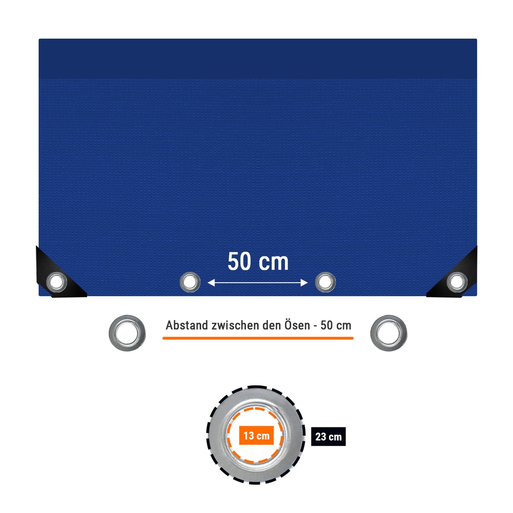 modra 650 g/m² PVC 3 x 5m (15m²) ponjava-3