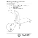 Voziček s potisno ročico 250 kg Tip L + EasySTOP-0