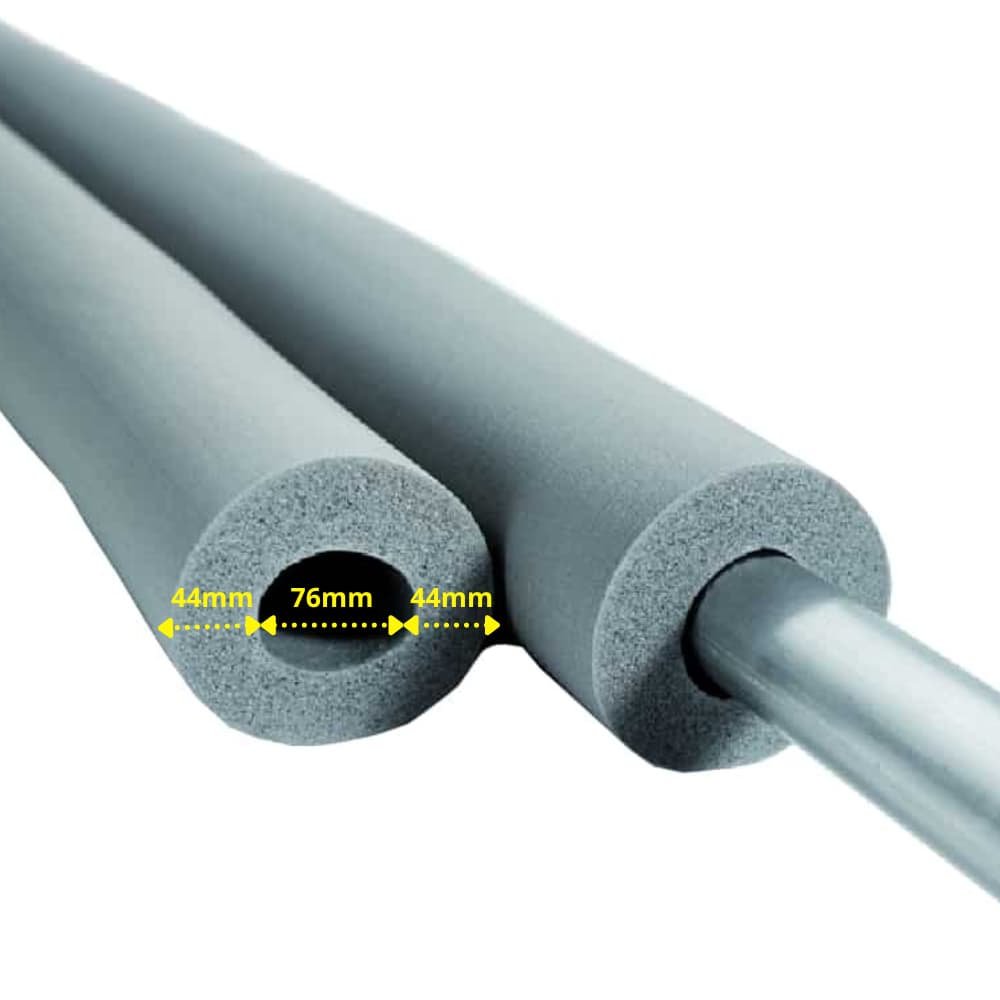 INSUL-TUBE® H PLUS Kautschuk 2m Cevna izolacija Ø 76 mm x 40 mm Izolacija 50% GEG-1