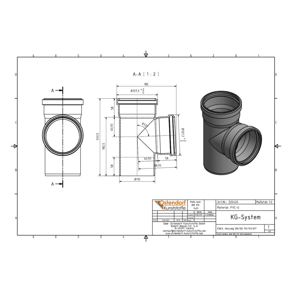 KGEA Odcep DN/OD 110/110 87 Stopinj-1