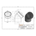 KGB Koleno DN/OD 160 45 Stopinj-1