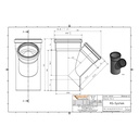 KGEA Odcep DN/OD 160/125 45 Stopinj-0