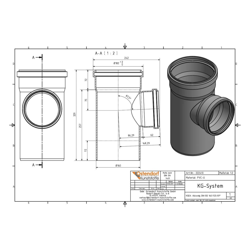 KGEA Odcep DN/OD 160/125 87 Stopinj-1