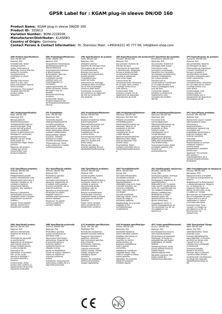 KGAM natakljiva spojka DN/OD 160-3