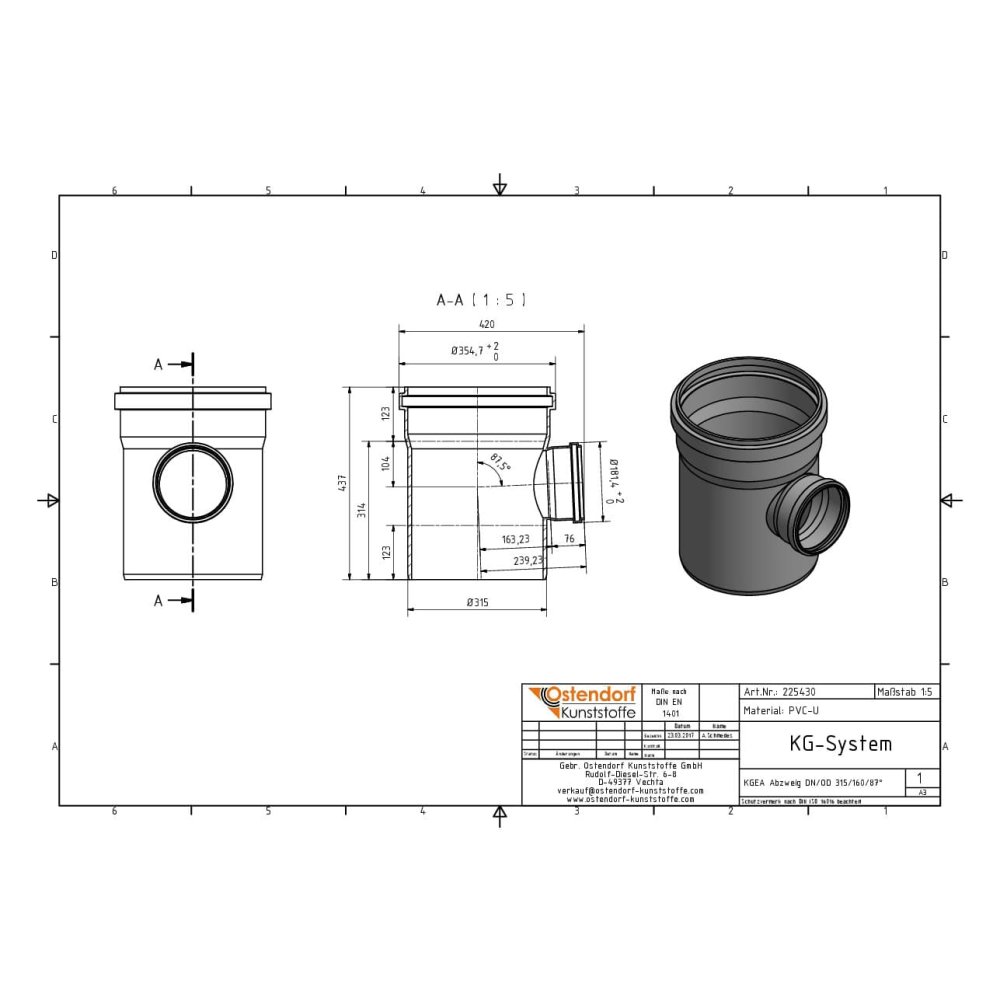 KGEA Odcep DN/OD 315/160 87 Stopinj-1