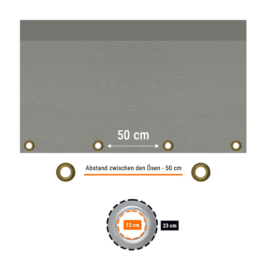 280 g/m² siva 2 x 3 (6m²) pokrivna ponjava-2