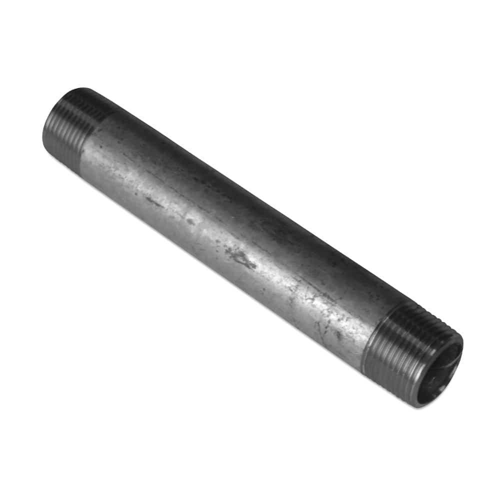 Threaded Fitting Pipe Nipple Galvanized 1/2" M x 1/2" M 40 mm