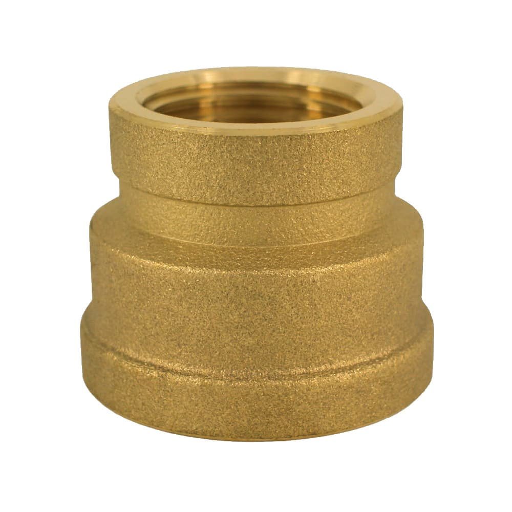 Threaded Fitting Brass Sleeve Reduced 1 1/2" F x 1 1/4" F