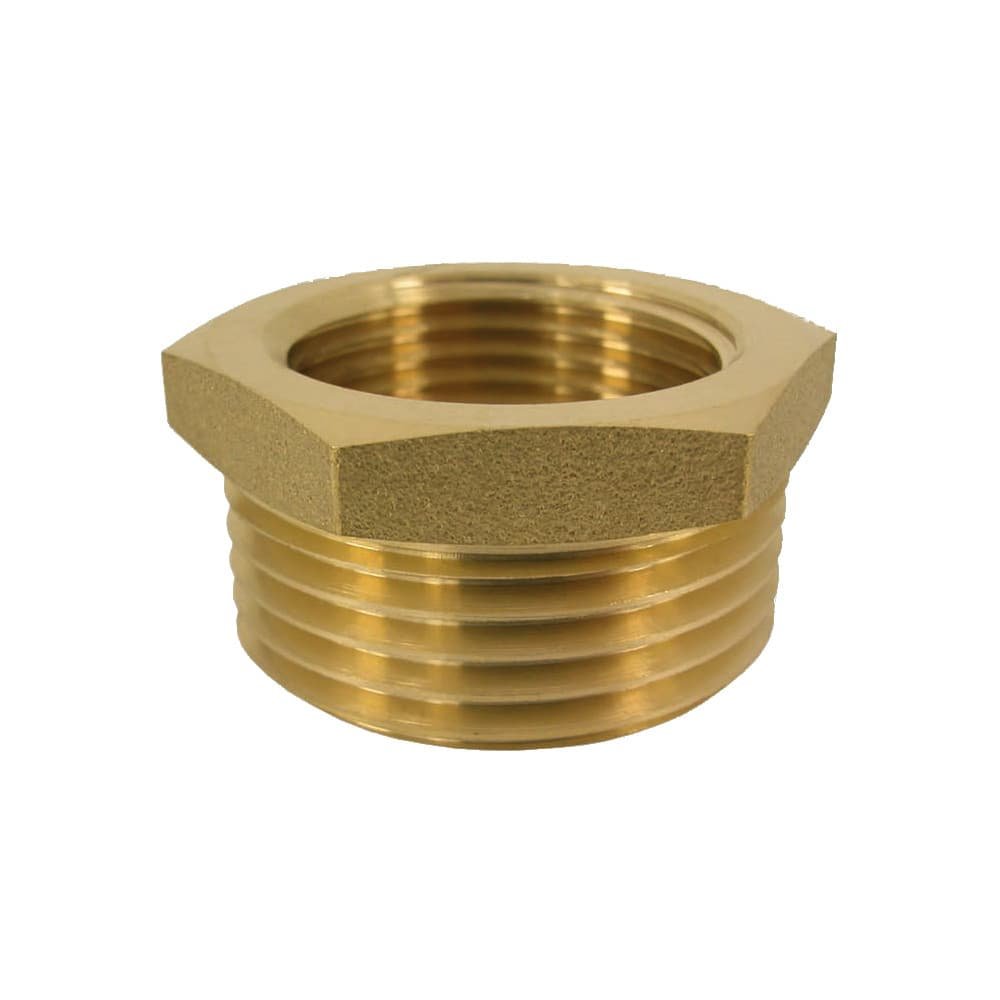 Threaded Fitting Brass Reducer 1/2" M x 3/8" F