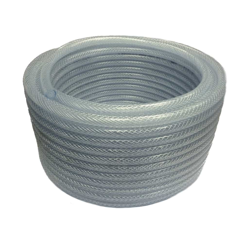 PVC tlačna cev 9x15mm 10 m industrijska, primerna za živila