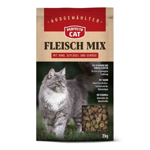 [BONI-42678-2] Krmilo za mačke Perfecto Cat Classic Mesni Mix 2kg